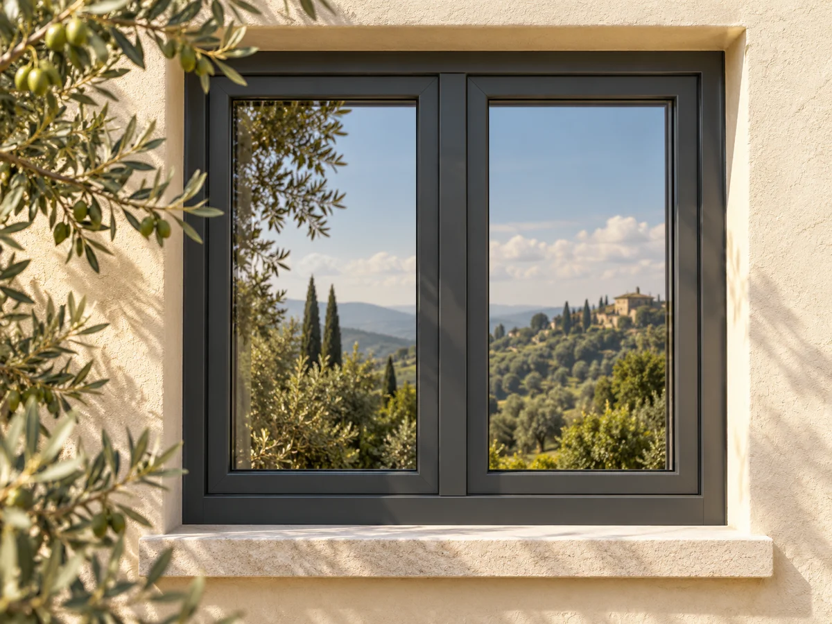 Illustrazione dimostrativa: Finestre in PVC
